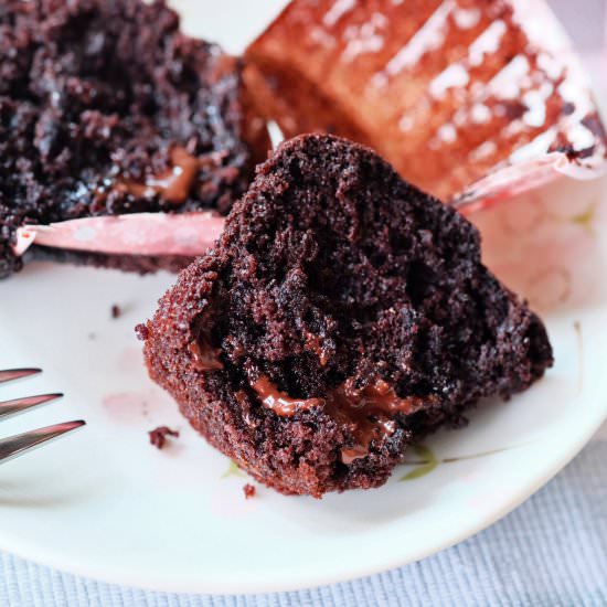 Dangerously Dark Chocolate Muffins