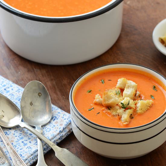 Roasted Red Pepper Soup