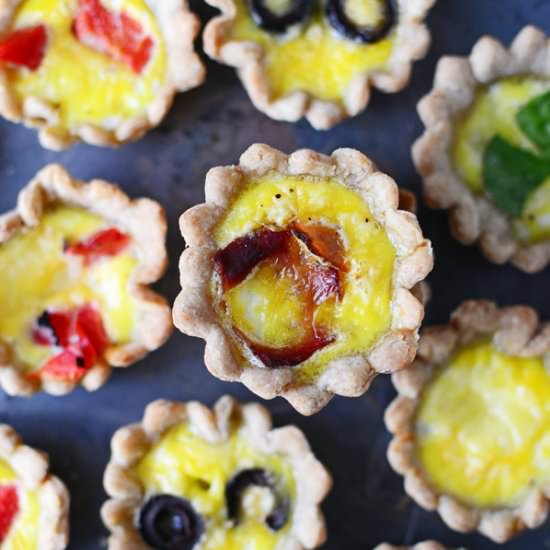 Mini Antipasto Quiche