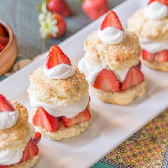 Homemade Strawberry Shortcakes