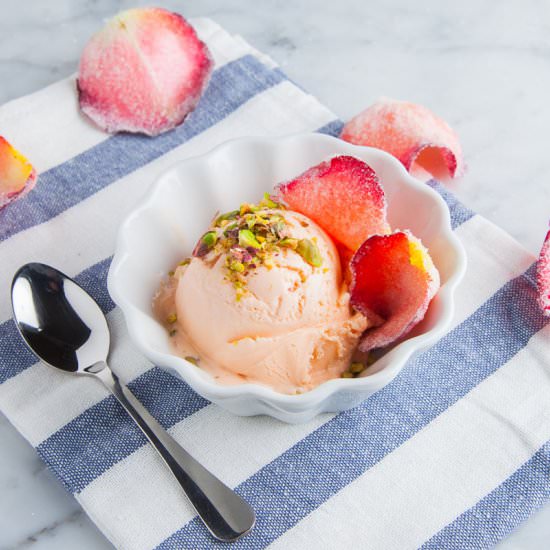 Vanilla Rose Ice Cream