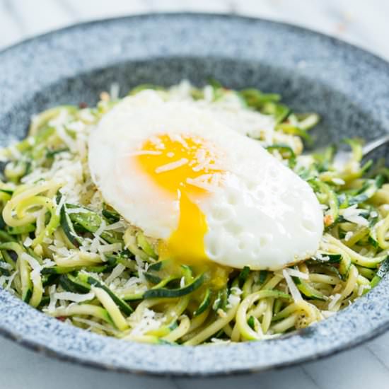 Zucchini Noodles Aglio Olio