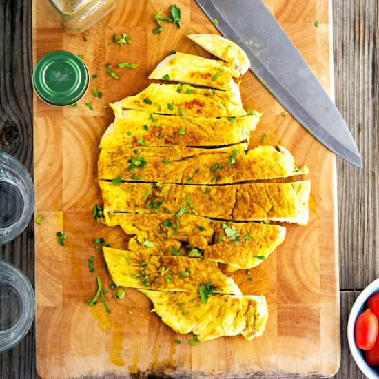 Indian Flavored Pounded Chicken
