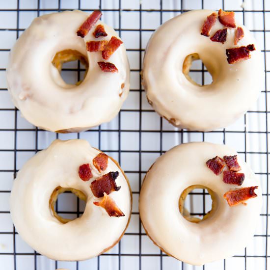 Maple Bacon Donuts