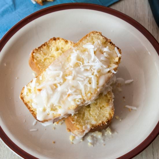 Eggless Toasted Coconut Tea Cake