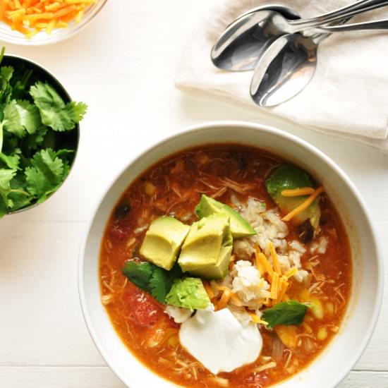 Chicken Enchilada Soup