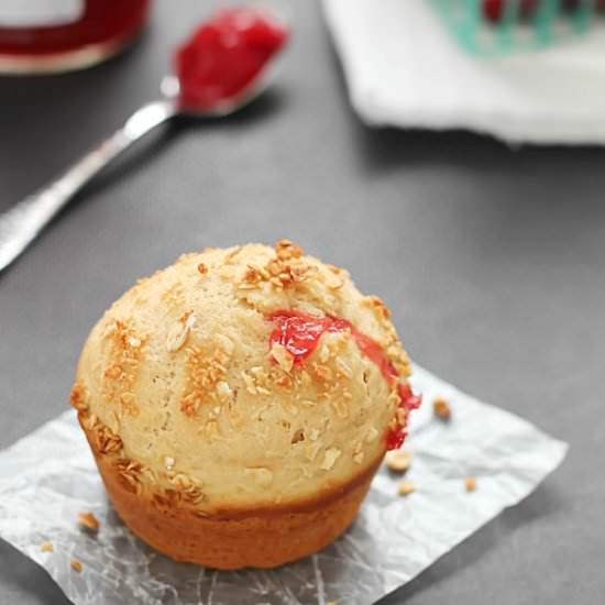 Strawberry Breakfast Muffins