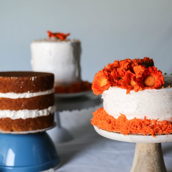 Carrot Cake + Earl Grey Frosting