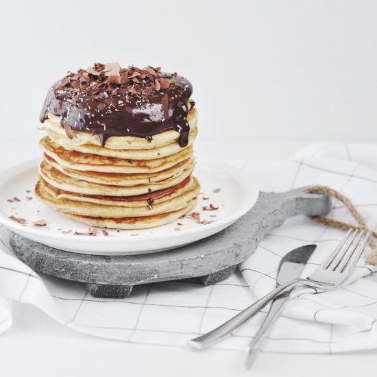 Double Chocolate Pancakes