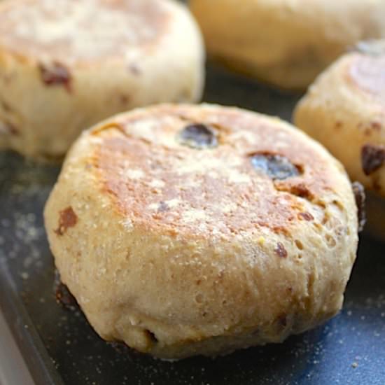 Cinnamon Raisin English Muffins