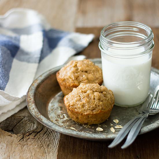 Banana Oat Muffins