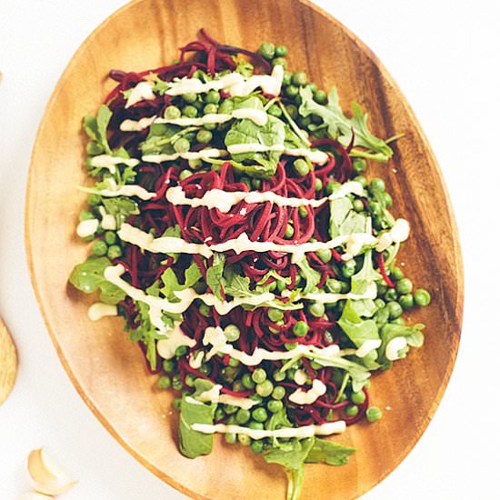 Beet Noodle Salad