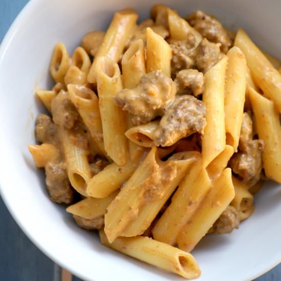 Healthy Hamburger Helper Pasta