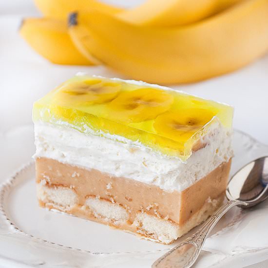 Banana Ice Cream Cake