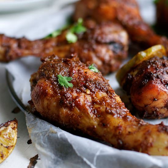 Jamaican Jerk Chicken Dumstricks