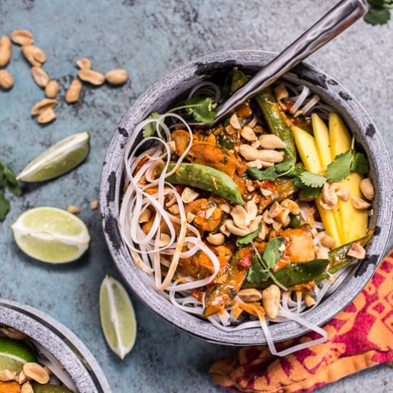 Springtime Thai Red Fish Curry