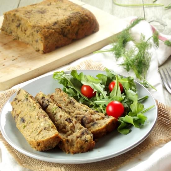 Mushroom Dill Red Lentil Roast