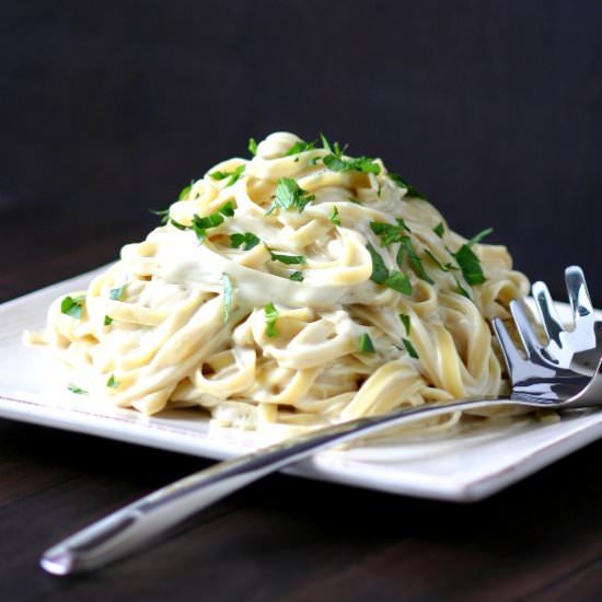 Vegan Fettuccine Alfredo