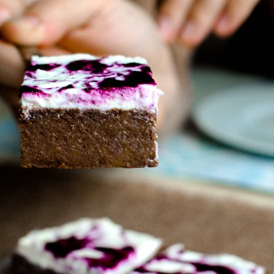 Zucchini Brownies with Ricotta