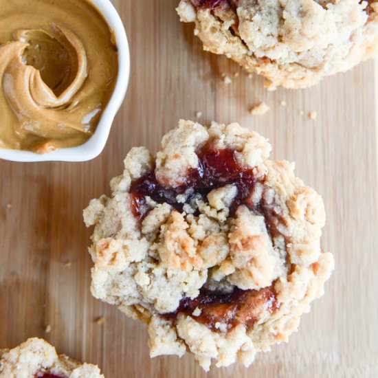 Peanut Butter and Jelly Muffins