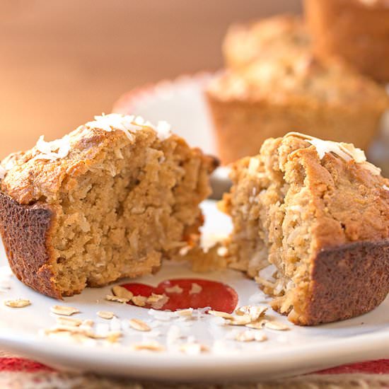 Oat & Coconut Muffins