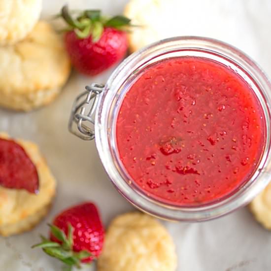 Fresh Strawberry Freezer Jam