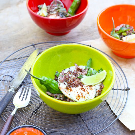 Quinoa Salad with Turkey Bacon