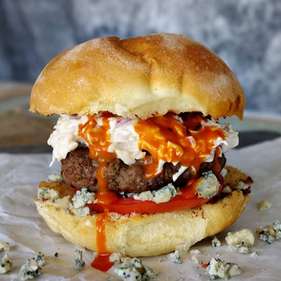 Buffalo Blue Cheese Burger