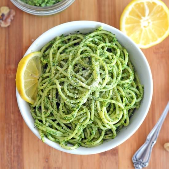 Kale Pesto Pasta