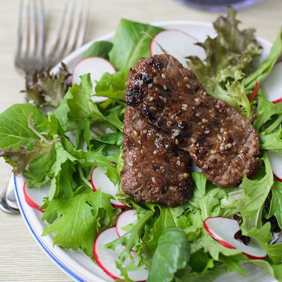 Beef and Nashi pear Burger