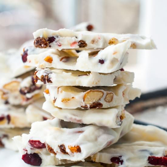 Organic Greek Vanilla Yogurt Bark