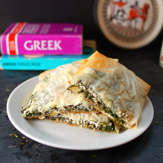 Spinach Chevre Pies