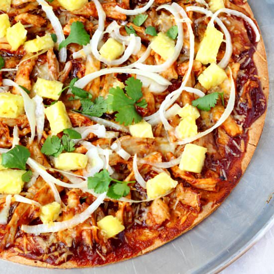 Hawaiian BBQ Chicken Pizza