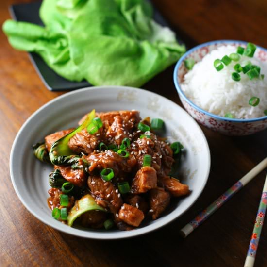 Spicy Korean Pork Stir Fry