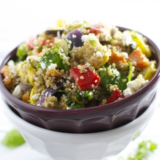 Roasted Vegetable Quinoa Salad