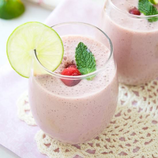 Sweet Cherry Lime Smoothie