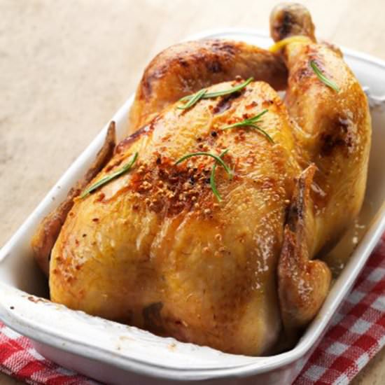 Slow Cooker Whole Roast Chicken