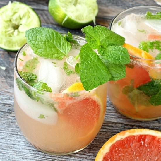 Champagne Grapefruit Mojito