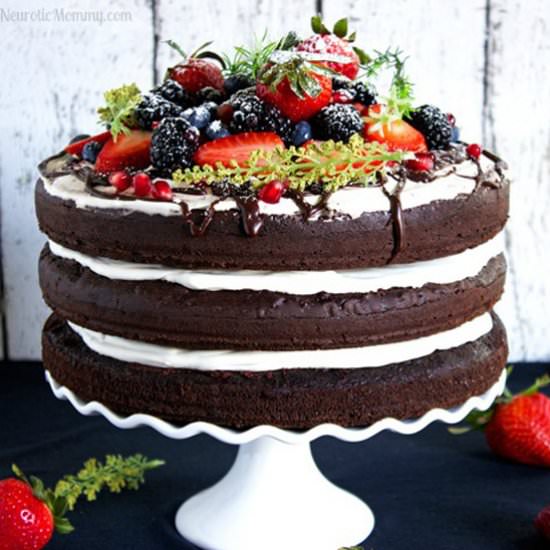 Chocolate Layered Birthday Cake