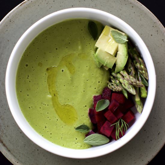Asparagus Pea Soup