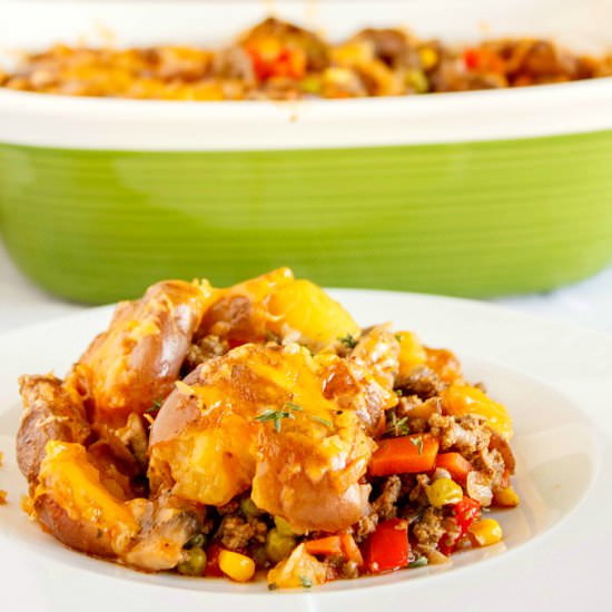 Smashed Potato Shepherd’s Pie