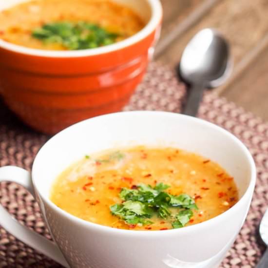 Vegan Red Lentil Soup