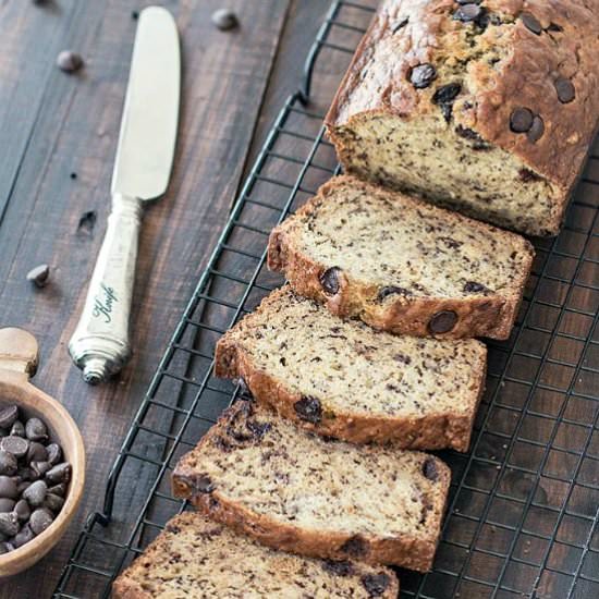 Easy Banana Chocolate Chip Bread