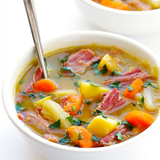 Cooker Corned Beef and Cabbage Soup