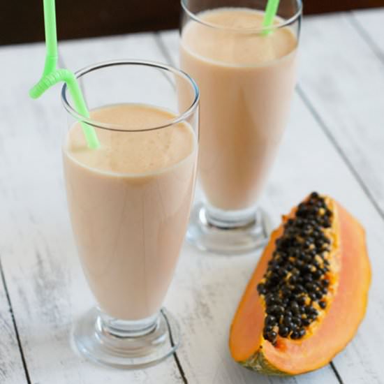 Papaya Milkshake (Batido de Lechoza)
