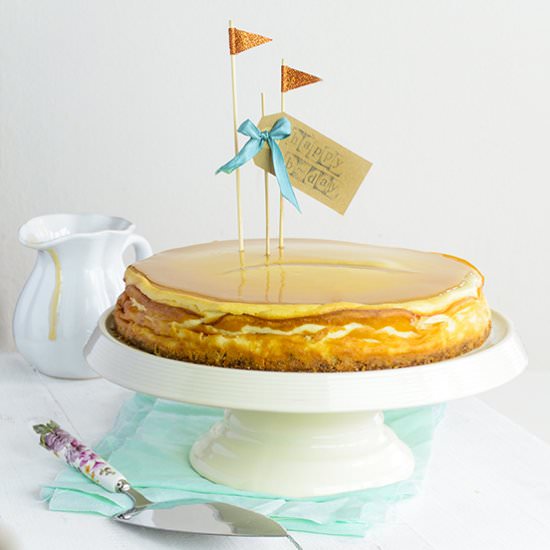Cheesecake with Salted Caramel