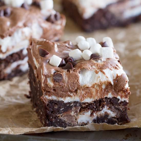 Mega Mallow Coconut Brownies