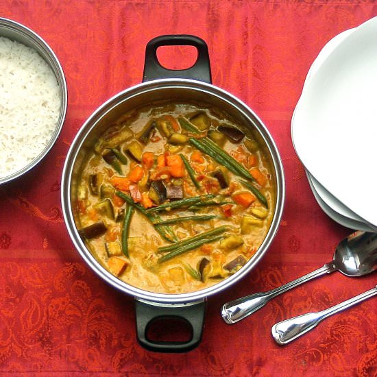 Southern Indian Vegetable Curry
