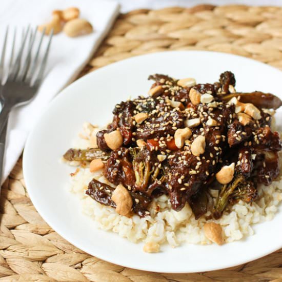 Beef Stir Fry with Balsamic Sauce