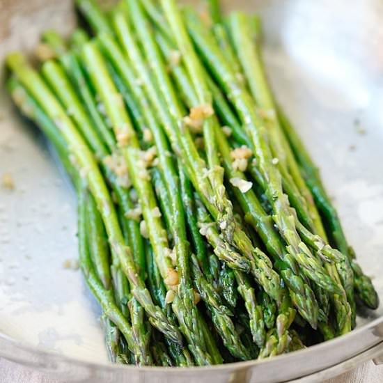 Garlic Butter Sauteed Asparagus